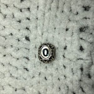 Chamilia Cham charm bracelet charm letter “O”